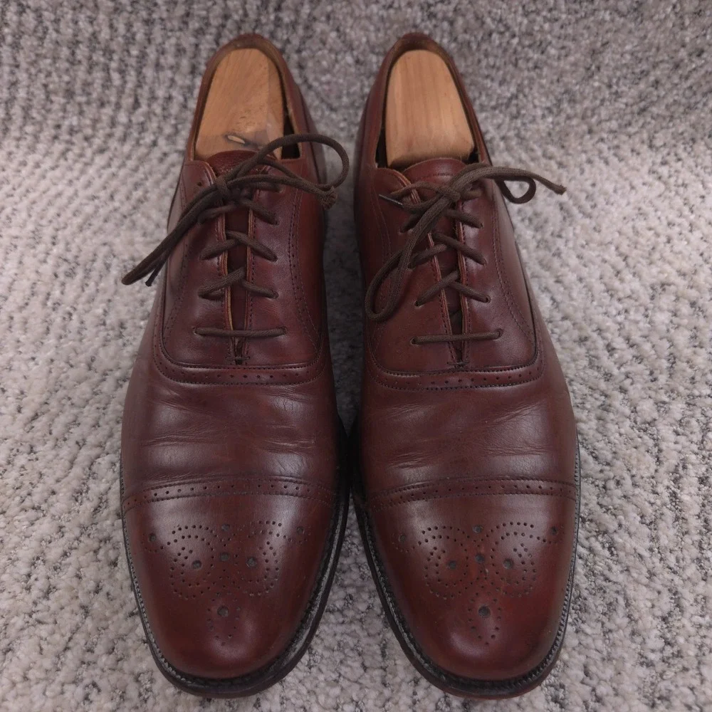 Church's Shoes Men Size 10.5US 9.5UK Custom Grade Cap Toe Oxford Made In England